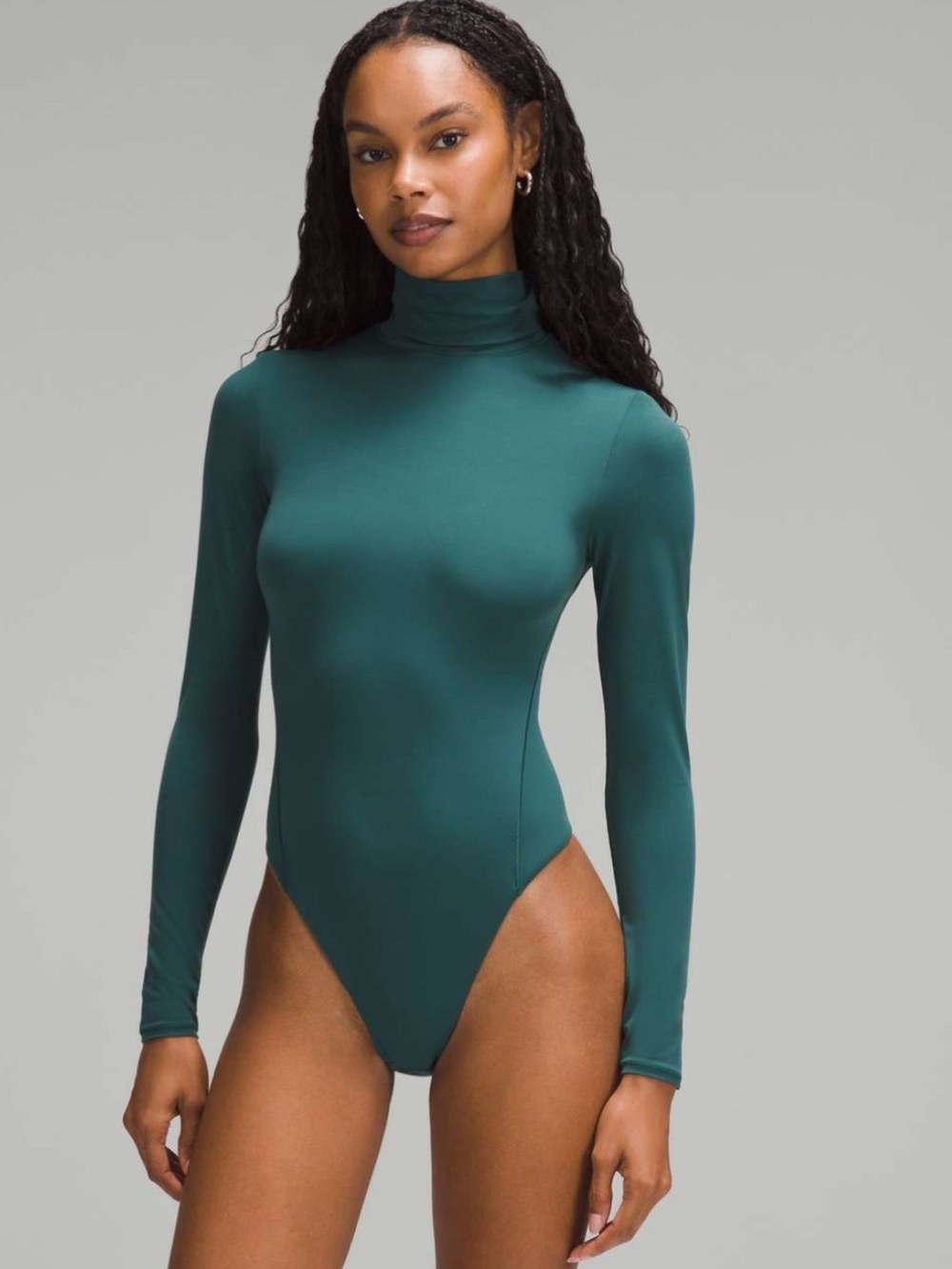 Lululemon Wundermost Ultra-Soft Nulu Turtleneck Bodysuit
Storm Teal